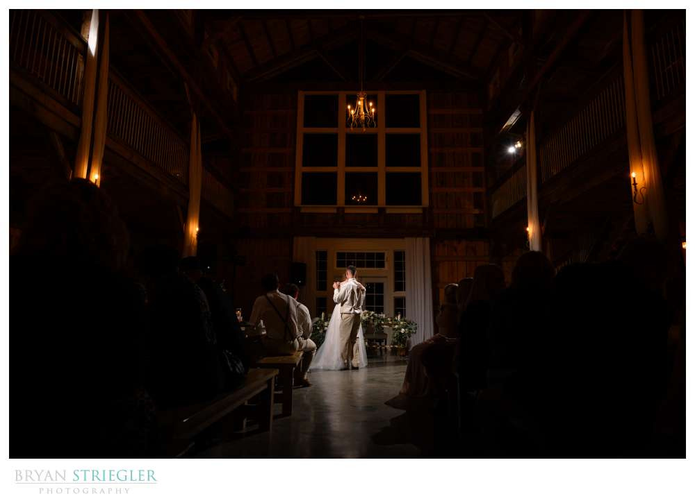first dance at Heritage Acres